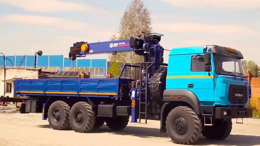 Special platform with loading and unloading equipment, with CMU produced by INMAN AG (hopper, container carrier) type 6YN32