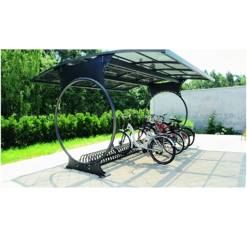 Bicycle parking with canopy Circles-2