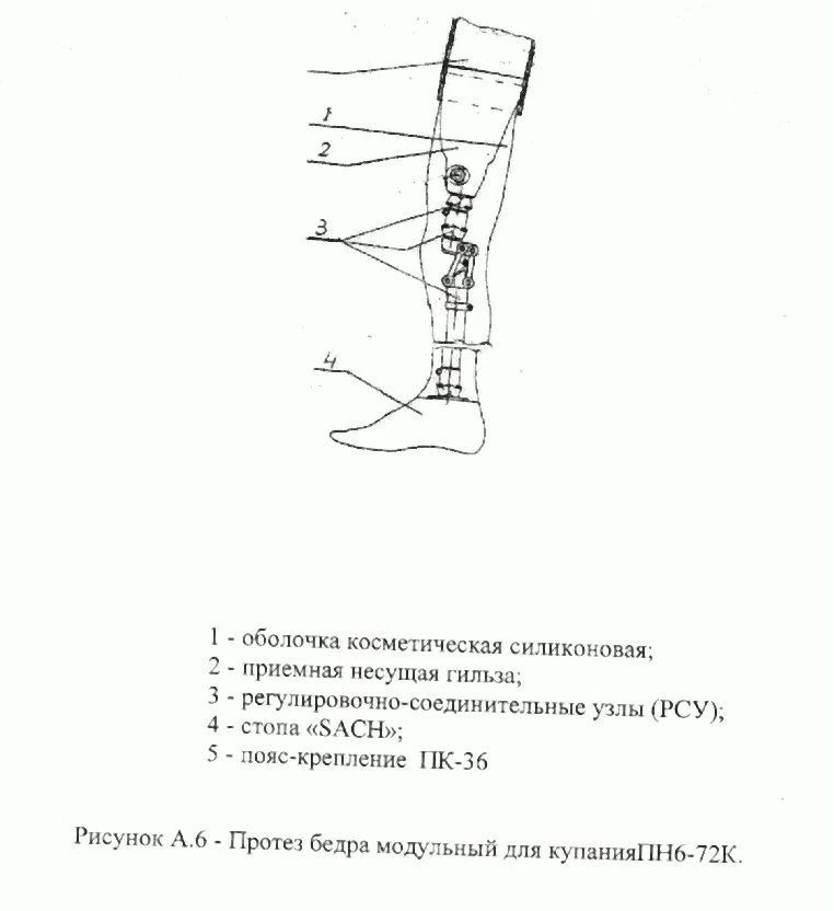 Hip prosthesis for bathing PH6-72K