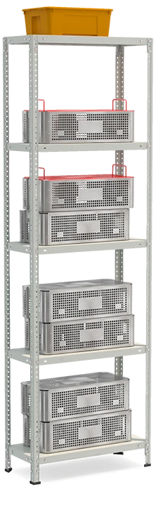 Metal shelf reinforced shelving unit model STF Shelf 735-2.2