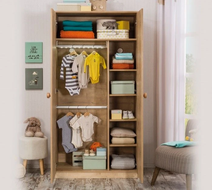 Children's cupboard, marking of "Yuginteriermebel" Ltd.