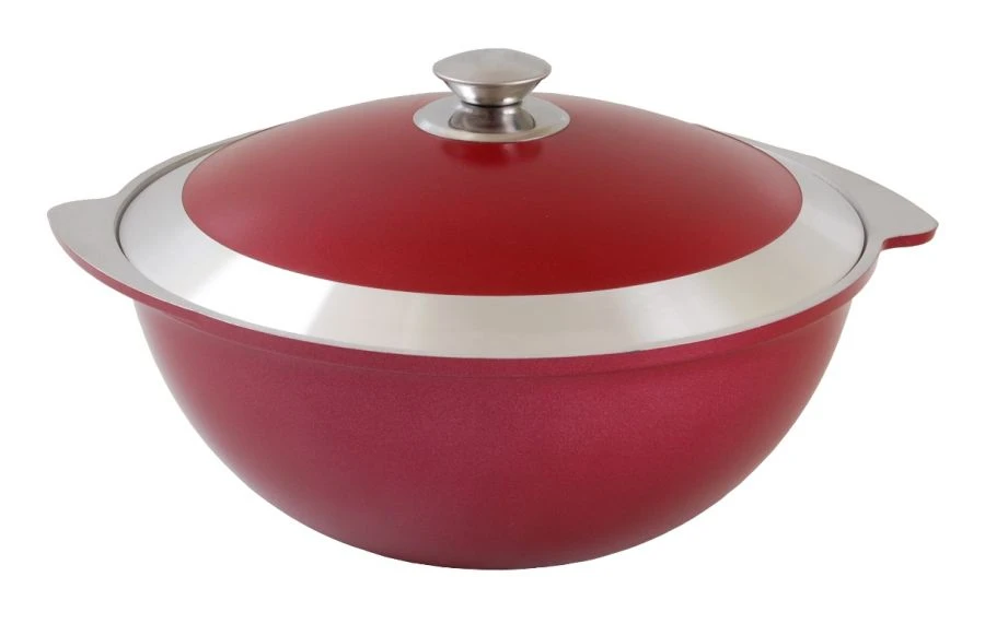 12L aluminium cast pilaf cauldron (DP coated) Kukmara TM, with aluminium lid