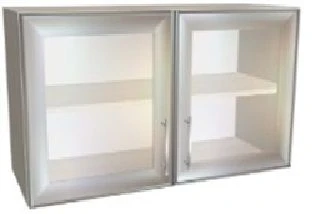 Hinged medical cabinet with glass KSSHn 01-1