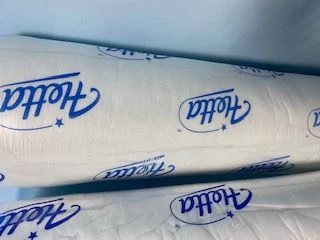 Nonwoven thermally cross-linked bulk nonwoven fabric made of polyester fibre, h.m. Hetta: art. no. HUSET