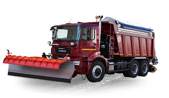 Combined ED 405V4 road machine on the basis of KAMAZ 6580-S5 vehicle.