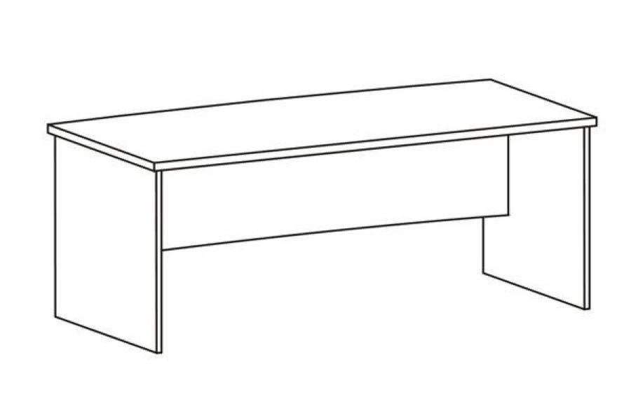 Wooden office table. Project SPD-01.