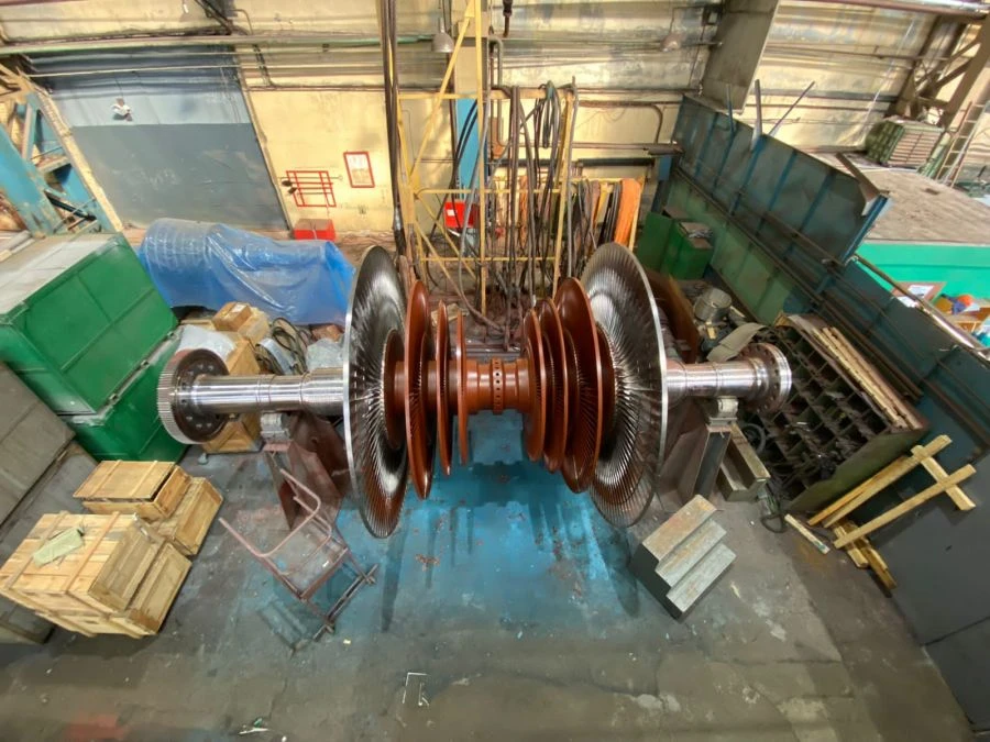 Set of assemblies and parts of steam turbine K-210-130-3M4 for modernisation of CND of unit No.5 "Primorskaya GRES".
