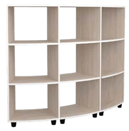 Radius partition wall OpShk4.3.3