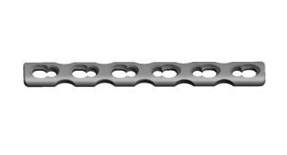 Straight reconstructive plates for 3.5 mm screws with angular stability in 8 designs.
