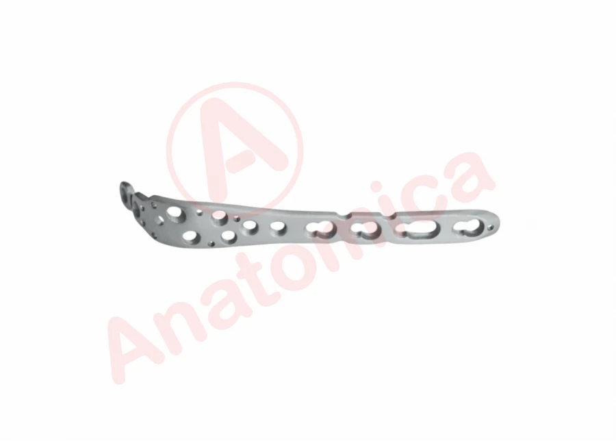 Elbow plate with angular stability