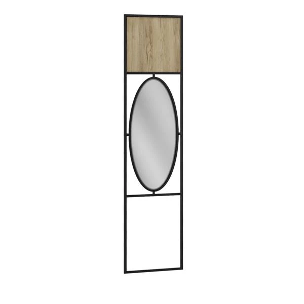 Panel with hooks on metal frame