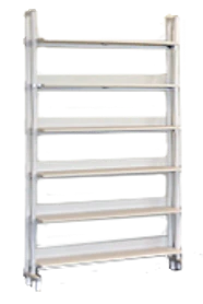 One-sided library shelving unit ATT-861