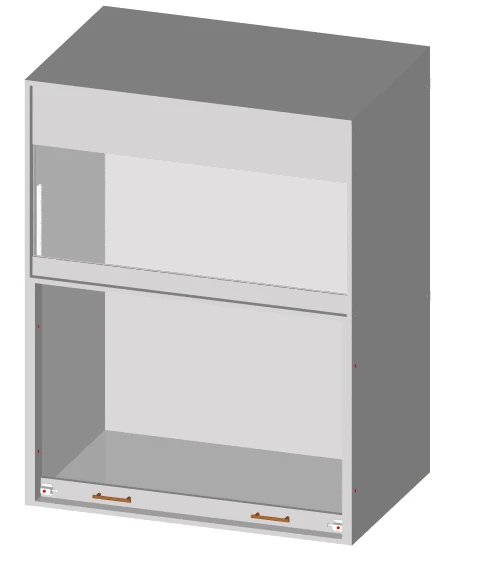 Laboratory bench cupboard (fume cupboard)