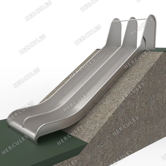 Slope slide with two slopes