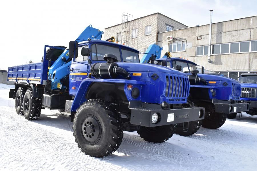 Special cargo truck with CMU produced by INMAN JSC, on chassis Ural 5557-1151-60, 5557-1151-62, 5557-1151-70, 5557-11.