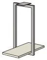 Suspended stand for system unit. Rio Base" furniture set
