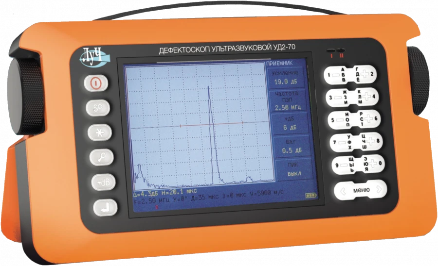 Ultrasonic flaw detector UD2-70