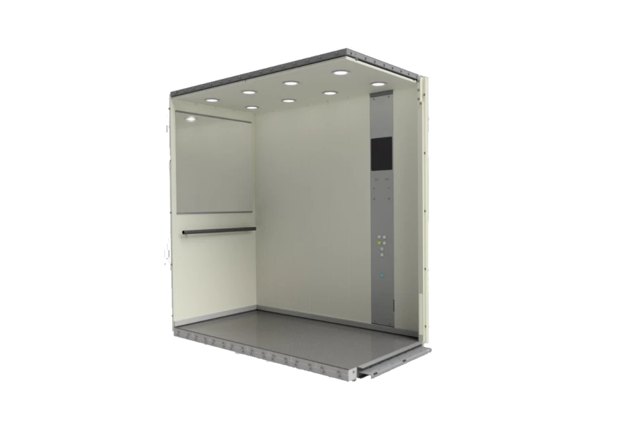 Elevators passenger electric, trade mark "TLMOTORS", model TL with load capacity up to 1000 kg.