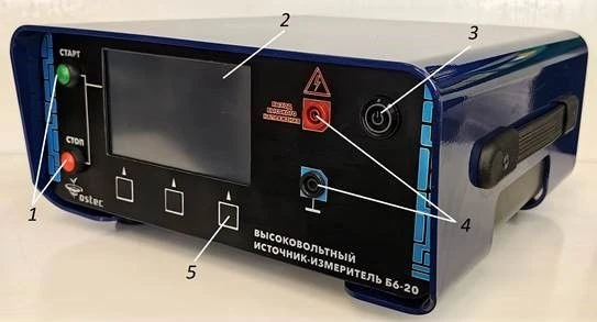 High voltage source-measurer B6-20