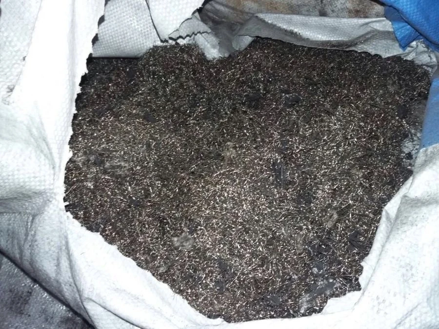 Recycled Metal Cord from Tire Waste