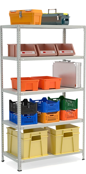 Metal office shelving unit STFL Shelving unit 1055-1.8
