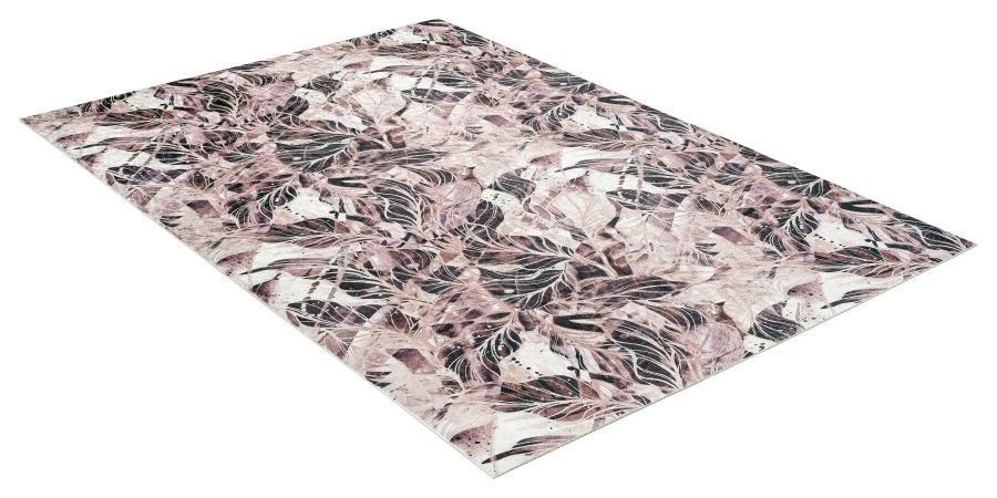 SHAHINTEX SILK PHOTOPRINT rug (10) "Flora Brown" 80x118