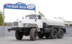 Tank truck for transportation of technical water and food products ???? type 56702 of modification 567528 on chassis Ural 5557-4