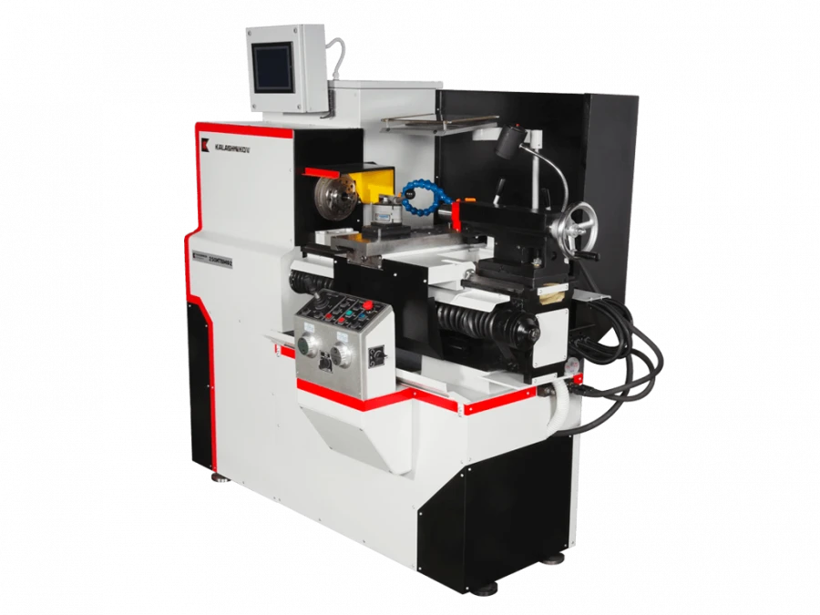 High-precision lathe with operational control system 250 ITVM.F2