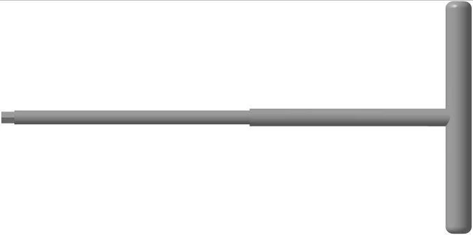 Hexagon screwdriver 2.5...5.0mm (with handle)