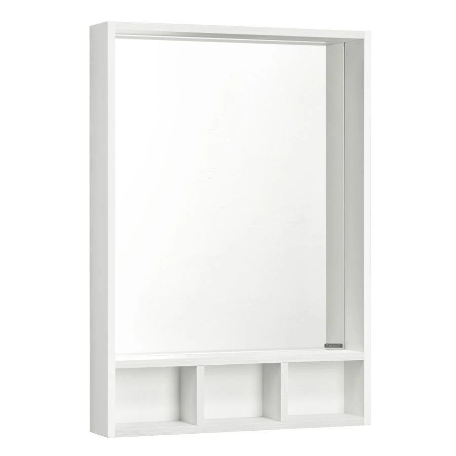 Mirror Aquaton York 60 white, whitewashed wood 1A170102YOAY01.A170.1.02Y.OAY.0