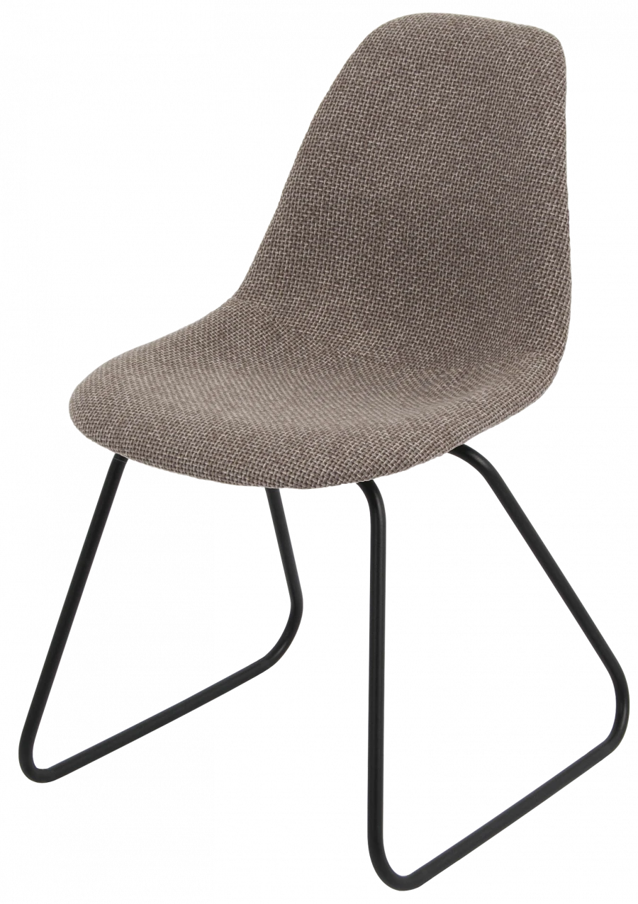 Chairs with plastic base with upholstered element, SP+ series