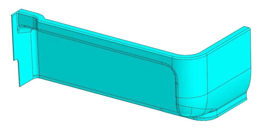 6282-401-5102021-27 Front right front catwalk trim, front