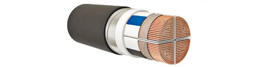 Flame retardant power cable with cross-linked polyethylene insulation for voltage up to 1kV PvBShvng(A)-FRLS