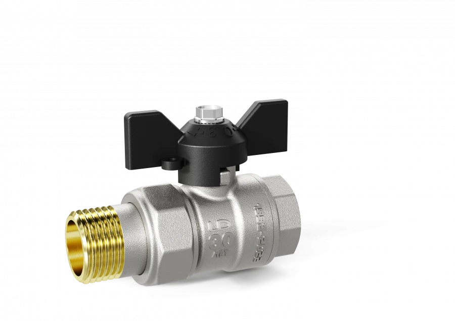 Ball brass ball valve LD Pride 47. 25. GS-V. B version 2