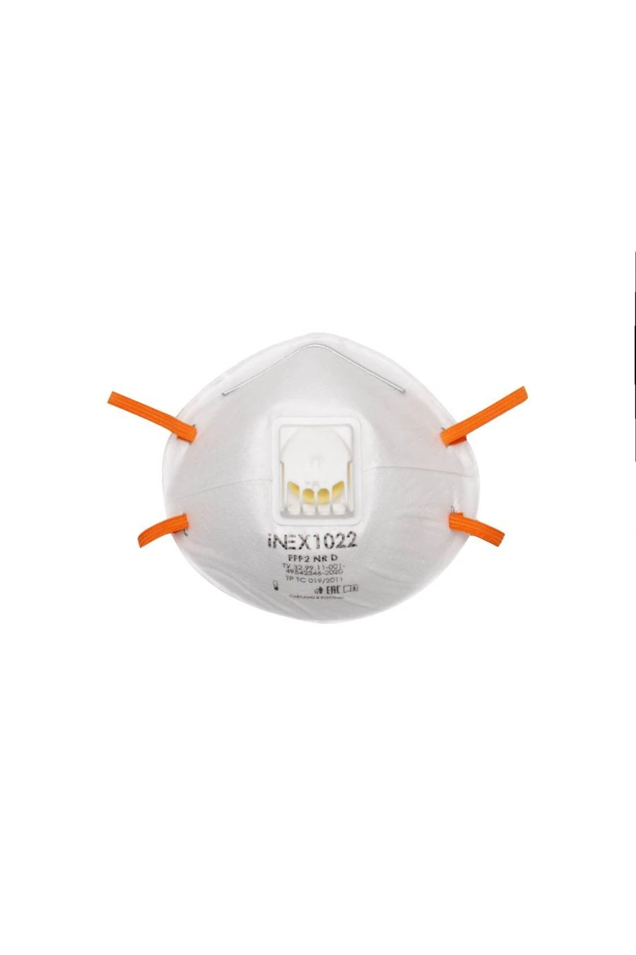 Dust-resistant aerosol filtering half-mask, iNEX trade mark, model 1022 (protection class FFP2 NR D)