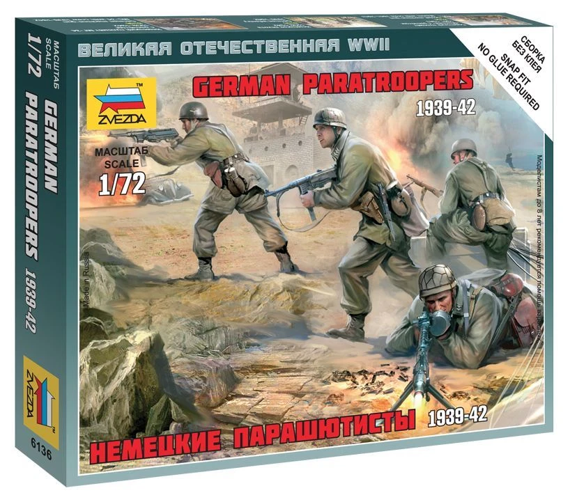 Assemblage model "German Parachutists"