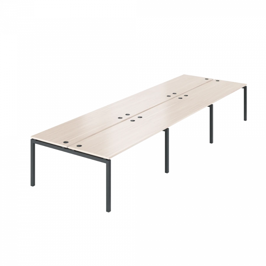 Bench double for 6 workplaces AMB-004-6