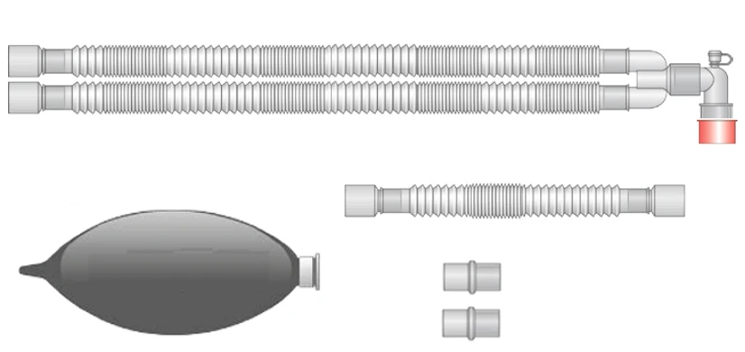 Respiratory devices for joint use with anaesthetic and resuscitation equipment, version: a