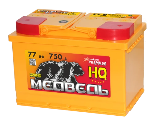 Lead battery for starting piston engines 6ST-77VLA "Bear"