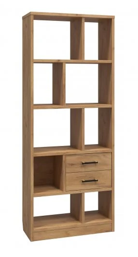 Wooden office furniture, for other public areas: Shelving unit combined