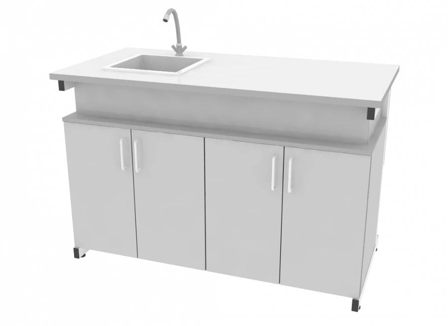Laboratory sink 1300x650x850mm (WxHxH)