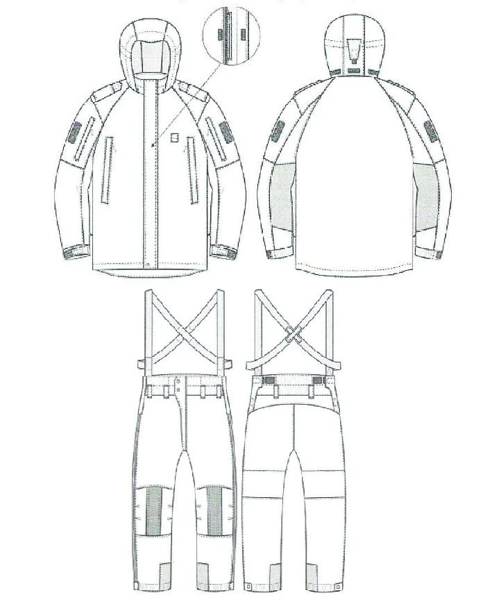 Insulated suit (jacket, trousers)