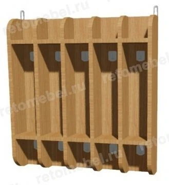 5-seater hanging towel rail