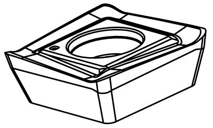 Carbide plate SF10-ZR08-U6K K25P