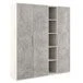 Tall cupboard 3 leaves with B-tone niche