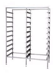 Racks for storage of bread on trays, type ??