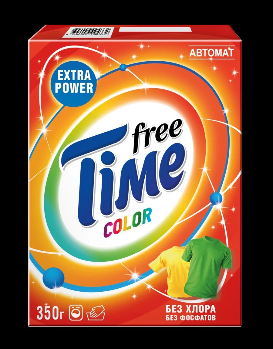 Universal Synthetic Powder Detergent "FREE TIME Color Automatic