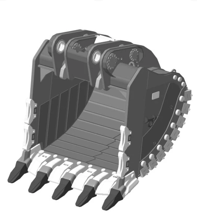 Heavy duty rock bucket RD-291-15m3-DA-X