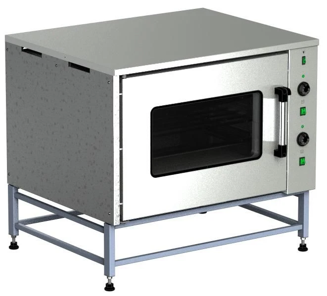 Roasting cabinet, sectional, electric SHZH-150-1s11 (1 section, heat chamber of section made of carbon steel, chamber door with