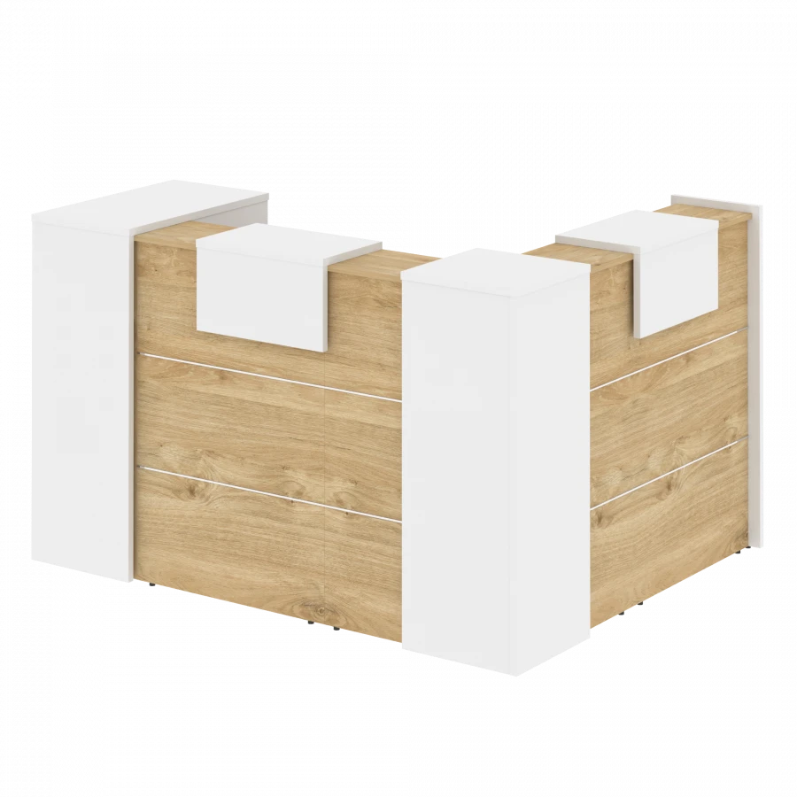 Wooden reception desk for retailers Onix Reception series (Onix Reception)
